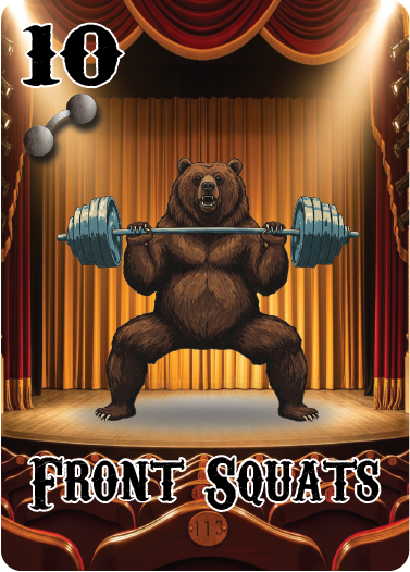 Clubs workout card