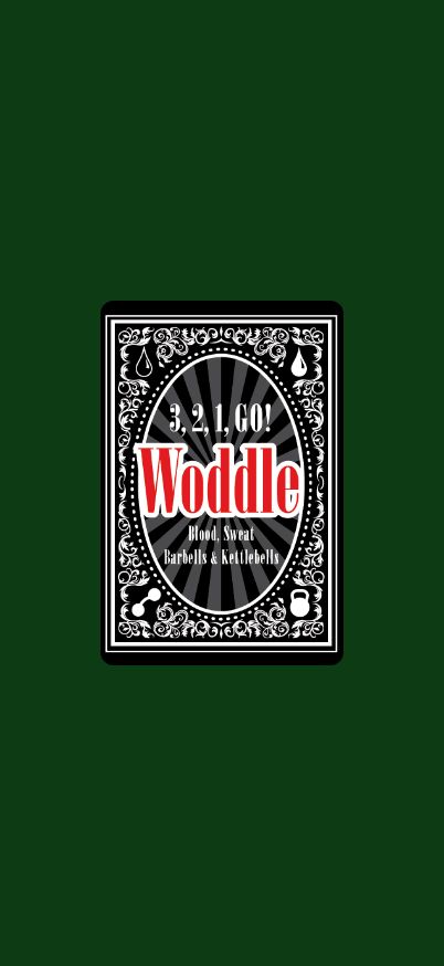 Woddle Cards intro screen